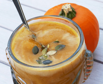 Crock-Pot Slow Cooker Spicy Pumpkin and Butter Bean Soup #CraftyOctober