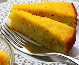 Orange cake with almonds recipe