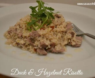 Duck & Hazelnut Risotto with Maille Hazelnut Oil