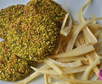 Rukkolás-Currys Quinoa burger