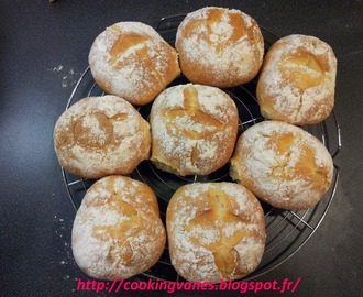 Petits pains portugais : Molletes