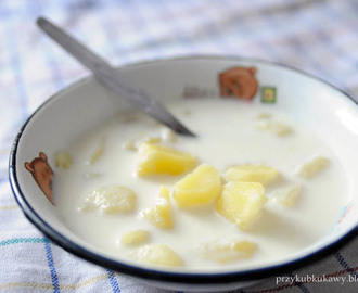 Smaki dzieciństwa - zupa mleczna z ziemniakami i kluseczkami