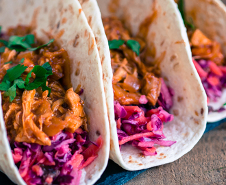BBQ pulled chicken taco’s