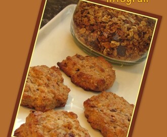 Healthy Granola Cookies - Biscotti Integrali con Muesli fatto in casa