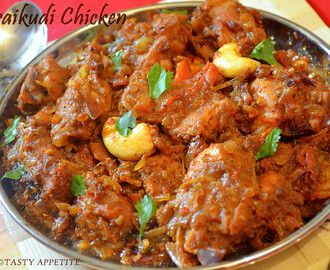 How to make Karaikudi Chicken Fry  /  Spicy Chicken Varuval: