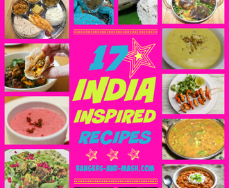 17 recipes inspired by India