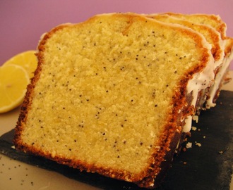 Cake au citron ... et aux graines de pavot (recette de Christophe Felder)