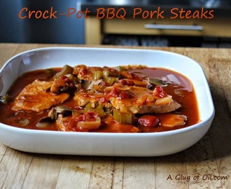 Crock-Pot BBQ Pork Steaks - Easy Slow Cooker Recipe