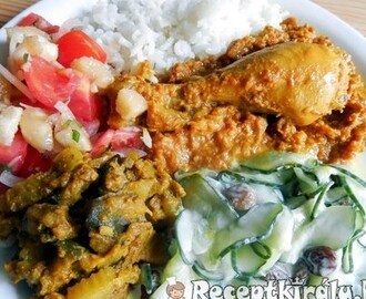 Madrasi csirke curry
