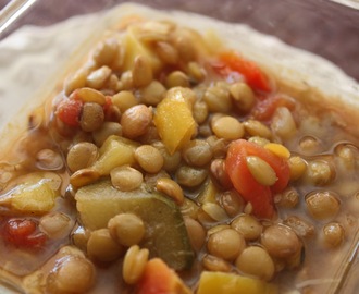 Lentil Soup (Vegetarian/Vegan)