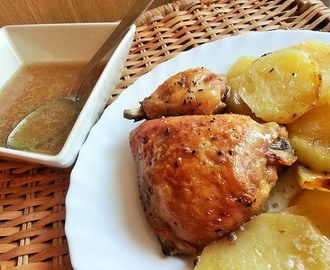 Pollo con patatas Crock Pot (olla cocción lenta)