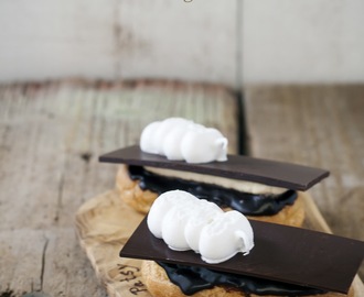 Eclairs met chocolade & meringue