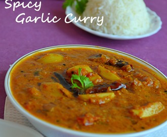 How to make Poondu Kuzhambu / Chettinad Poondu Kuzhambu / Spicy Garlic Curry  / Step-by-Step: