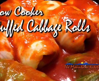 Slow Cooker Stuffed Cabbage Rolls