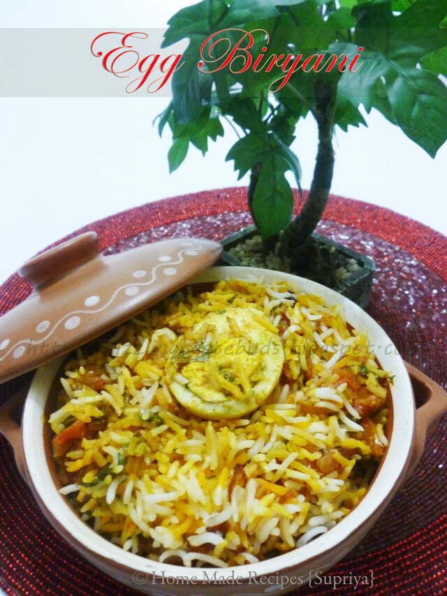 Egg Biryani / Anda Biryani / Hyderabadi Dum Anda Biryani