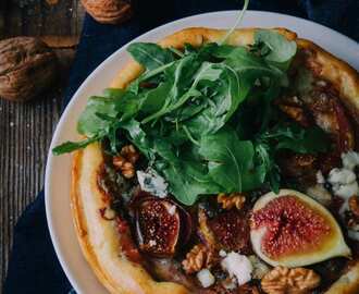 Herfst op je bord! Hartige vijgentaart met pancetta, walnoten en roquefort