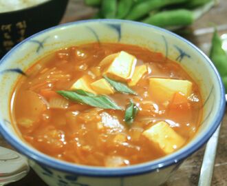 Kimchi soep