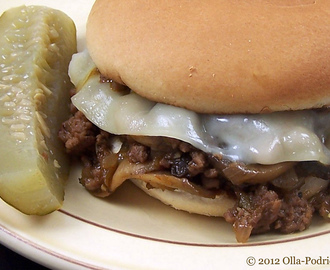 Philly Cheesesteak Sloppy Joes, St. Louis Style