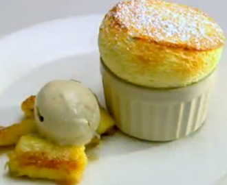 Easy Passion Fruit Soufflé With Caramelised Banana’s