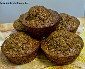 Wortel & havermout ontbijt muffins