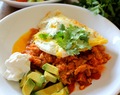 Chilaquiles with a Fried Egg