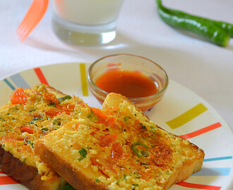 How to make Cheese Chilli Toast / Healthy Breakfast Ideas: