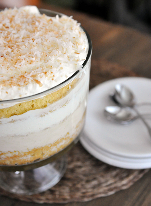 Coconut Tres Leches Cake Trifle
