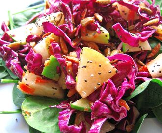 Reader requests:green smoothie & jicama, red cabbage salad