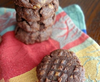 Thick & Soft Chocolate Peanut Butter Cookies {Gluten Free & Dairy Free}-Cookie Week 2014!