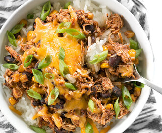 Slow Cooker Taco Chicken Bowls
