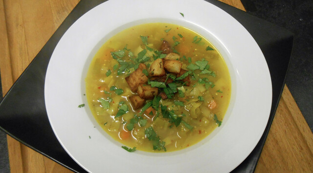 Curried Leek & Potato Soup