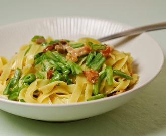De beste pasta carbonara ooit – met snijbonen