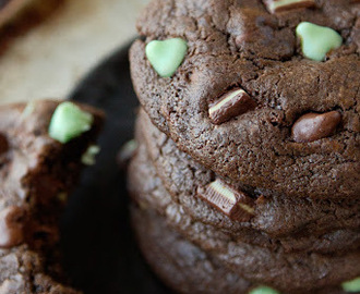 Death By Mint Chocolate Cookies