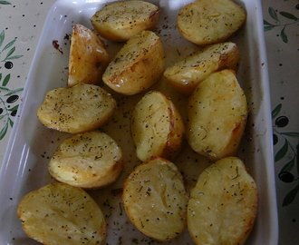 Ugnsrostad potatis med rosmarin
