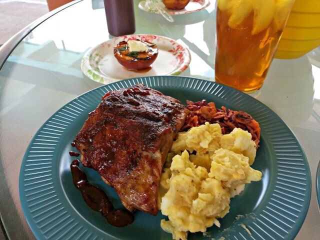 Grilled Baby Back Ribs and Heidi’s BBQ Sauce