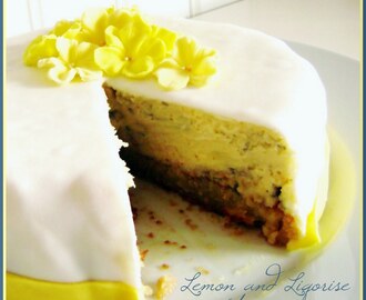 Lemon and Liquorice Cheesecake