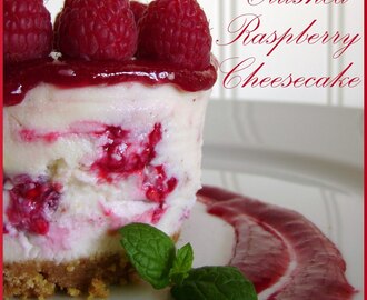 Crushed Raspberry Cheesecake