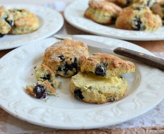 Holiday, Piers and Baking with Mum! Fresh Blueberry Scones Recipe