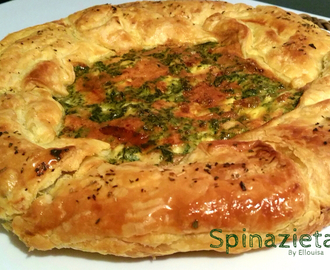 Spinazietaart met kip en Turkse kaas - foodblogswap