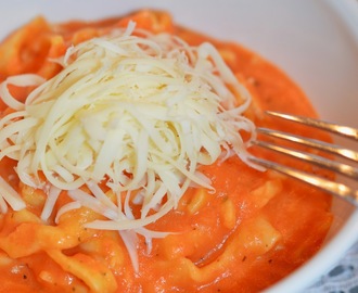 Spaghetti crème tomate maison, comme dans mon enfance!