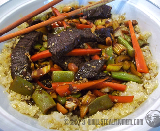 Beef Teriyaki in Fifteen Minutes without Soy Sauce! (gluten free, low sodium)