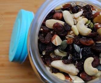 Gezond tussendoortje met noten