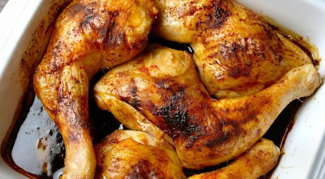Oosterse kippenpoten uit de oven