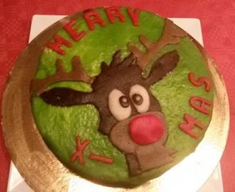 Kerst: Rudolf taart