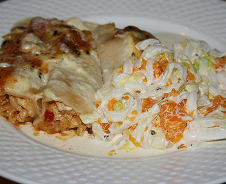 Enchiladas met kip zelf maken
