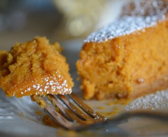 Gooey Pumpkin Cheesecake- A Happy Mistake of a Non Baker!