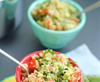 Quinoa Tabbouleh Salad and Gluten-Free Recipes For People with Diabetes Cookbook Review