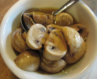 "Award Winning" Sweet and Spicy Pickled Mushrooms