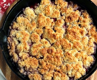 Strawberry Cobbler-Guest Post with Cravings of a Lunatic