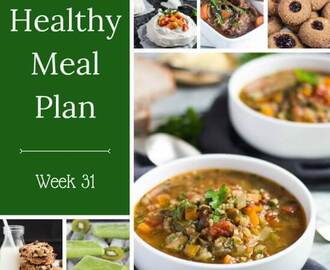 Healthy Weekly Meal Plan – Week 31